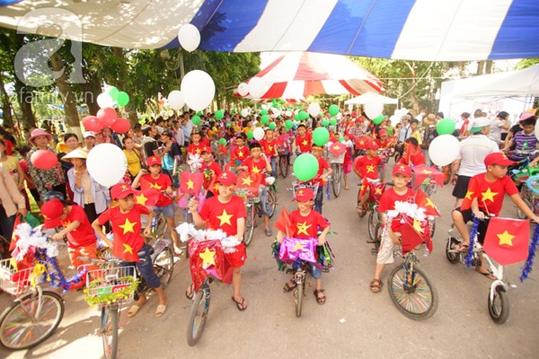 Quốc tế thiếu nhi: 500 trẻ em Thủ đô đạp xe vì biển đảo quê hương 1