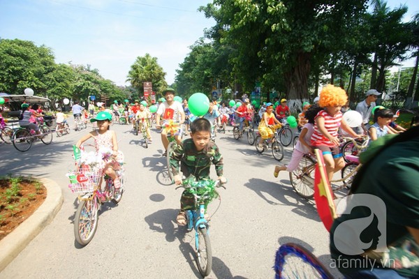 Quốc tế thiếu nhi: 500 trẻ em Thủ đô đạp xe vì biển đảo quê hương 8