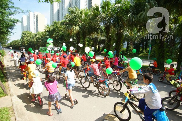 Quốc tế thiếu nhi: 500 trẻ em Thủ đô đạp xe vì biển đảo quê hương 14