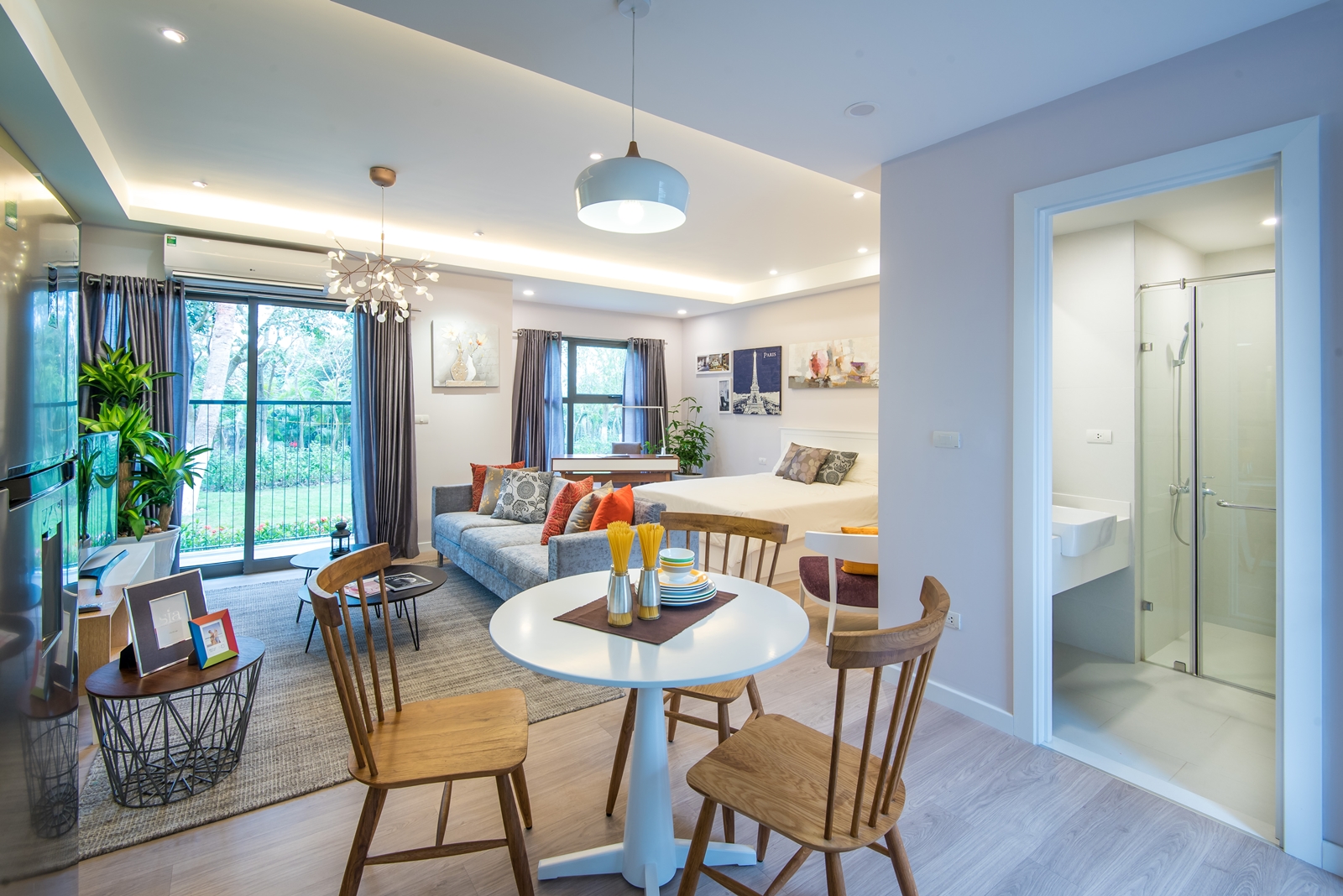 3 mẫu thiết kế nội thất chung cư 60m2 đẹp | Housedesign